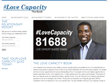 Tablet Screenshot of lovecapacity.com